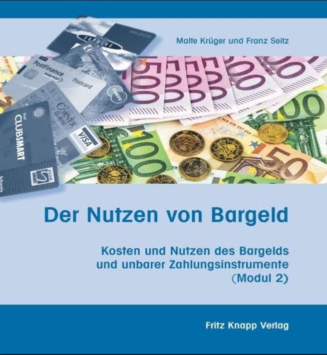 Cover der Studie: Kosten und Nutzen des Bargelds und unbarer Zahlungsinstrumente (Modul 2)