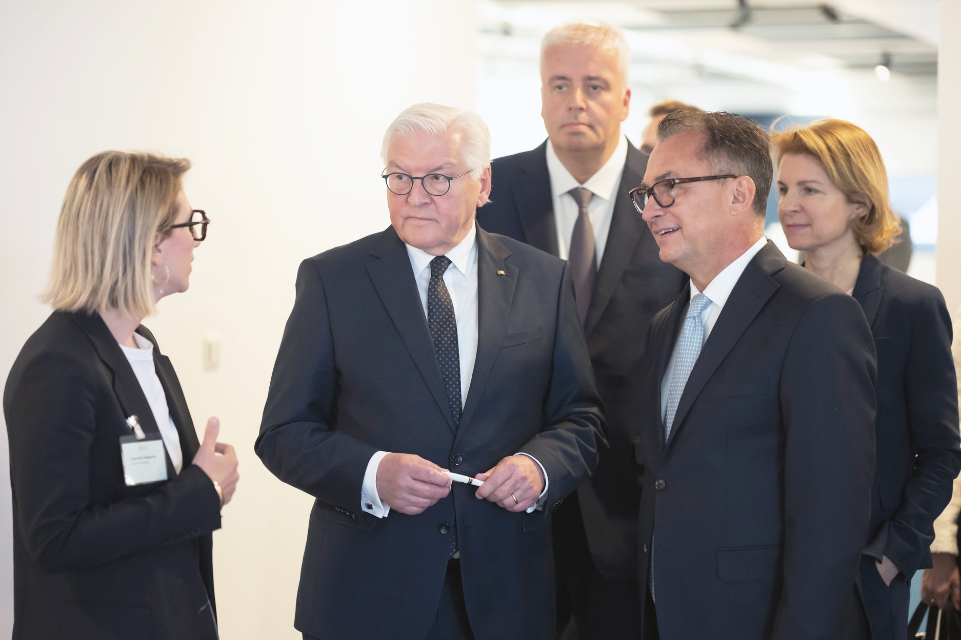 Bundespräsident Steinmeier zu Besuch in der Bundesbank ©Bundesbank/Tim Wegner