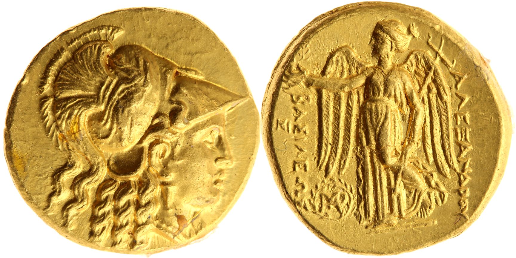 Ein Goldstater des Seleukos ©Bundesbank