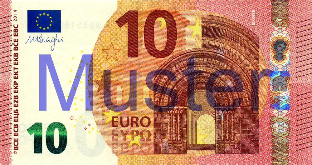 10 Euro banknote  Deutsche Bundesbank