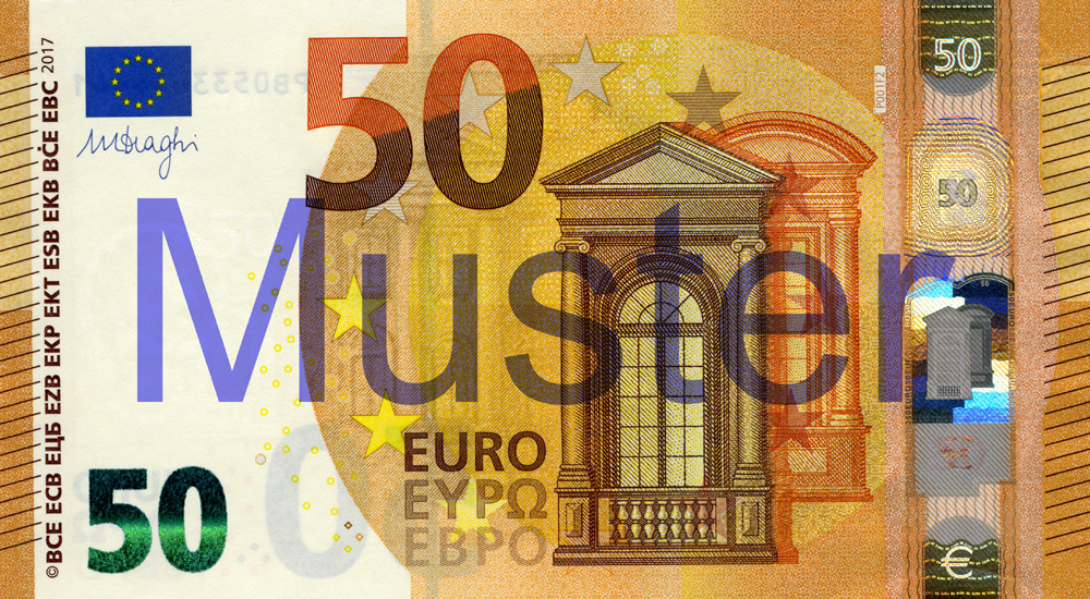 50 Euros banknote (First series) - Foreign Currency