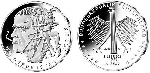 20 Deutsche Mark commemorative coin ©Bundesbank