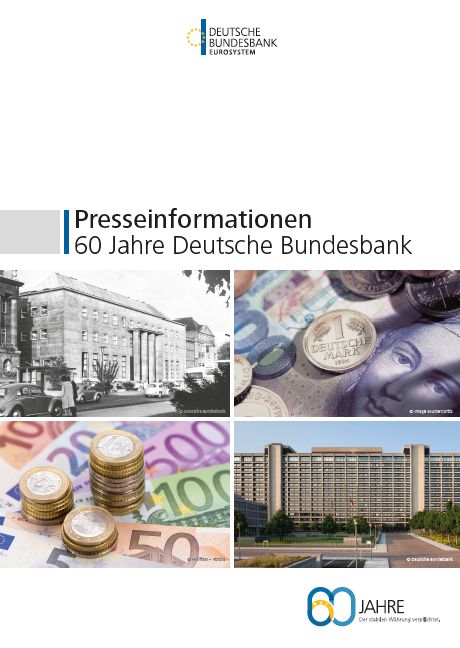 Deckblatt der Pressemappe zu 60 Jahre Bundesbank