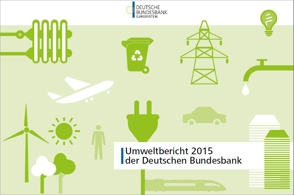 Cover: Umweltbericht 2015 der Deutschen Bundesbank ©Deutsche Bundesbank