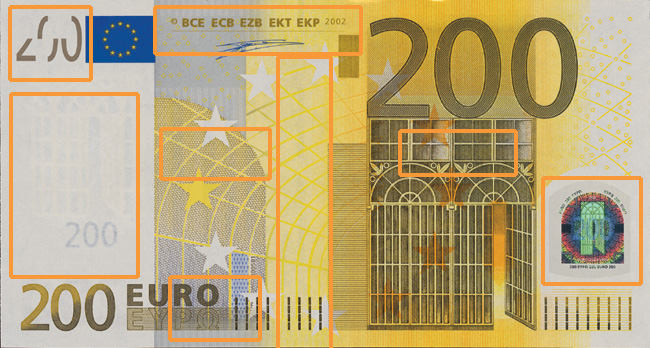 einer 200-Euro-Banknote